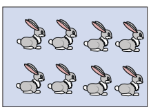 Math 1st grade counting process sample question