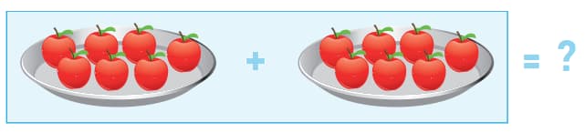 Math 1st grade addition sample question