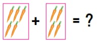 Math 1st grade addition sample question