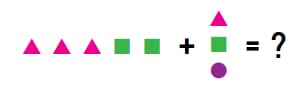 Math 1st grade addition sample question