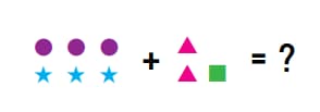 Math 1st grade addition sample question