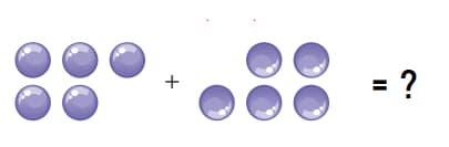 Math 1st grade addition sample question
