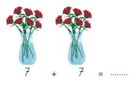Math 1st grade addition sample question