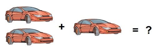 Math 1st grade addition sample question