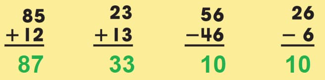 Math 2nd grade addition sample question