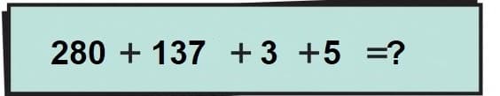 Math 2nd grade addition sample question