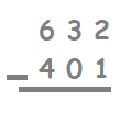 Math 2nd grade subtraction sample question