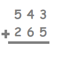 Math 2nd grade addition sample question