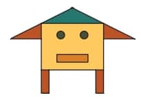 Math 2nd grade geometric shapes sample question