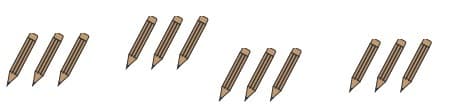Math 2nd grade counting objects sample question