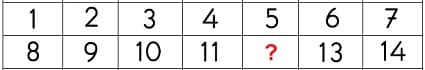 Math 2nd grade number counting sample question