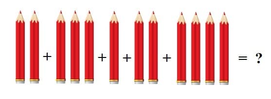 Math 2nd grade counting objects sample question