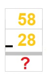 Math 2nd grade subtraction sample question