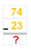Math 2nd grade subtraction sample question
