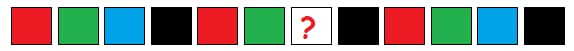 Math 3rd grade color recognition, color patterns