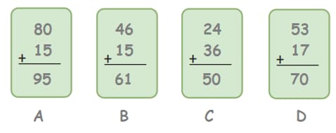 Math 3rd grade addition sample question