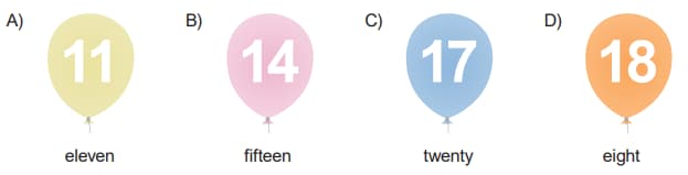 Math 3rd grade number recognition sample question