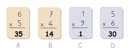 Math 3rd grade multiplication sample question