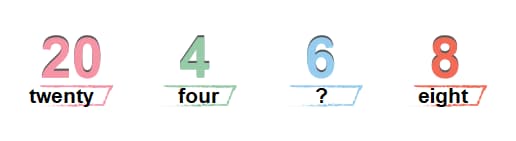 Math 3rd grade number recognition sample question