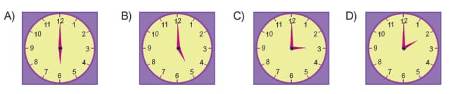 Math 3rd grade telling time-understanding time sample question