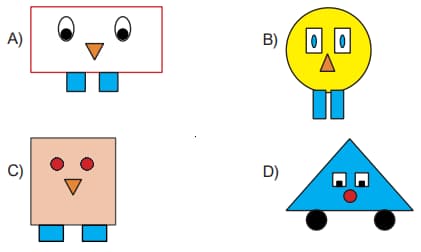 Math 3rd grade geometric shapes sample question