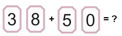 Math 3rd grade addition sample question