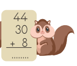 Math 3rd grade recognizing and adding numbers sample question