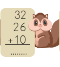 Math 3rd grade recognizing and adding numbers sample question