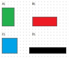 Math 3rd grade geometric shapes sample question