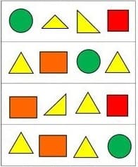 Math 3rd grade geometric shapes sample question
