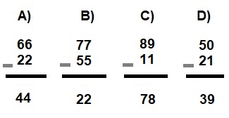 Math 3rd grade subtraction sample question
