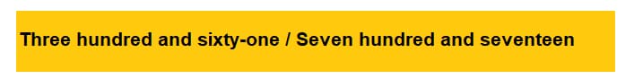 Math 4th grade numbers in word